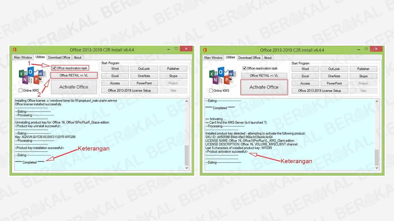 Cara Aktivasi Office 2016 Menggunakan KMS Office