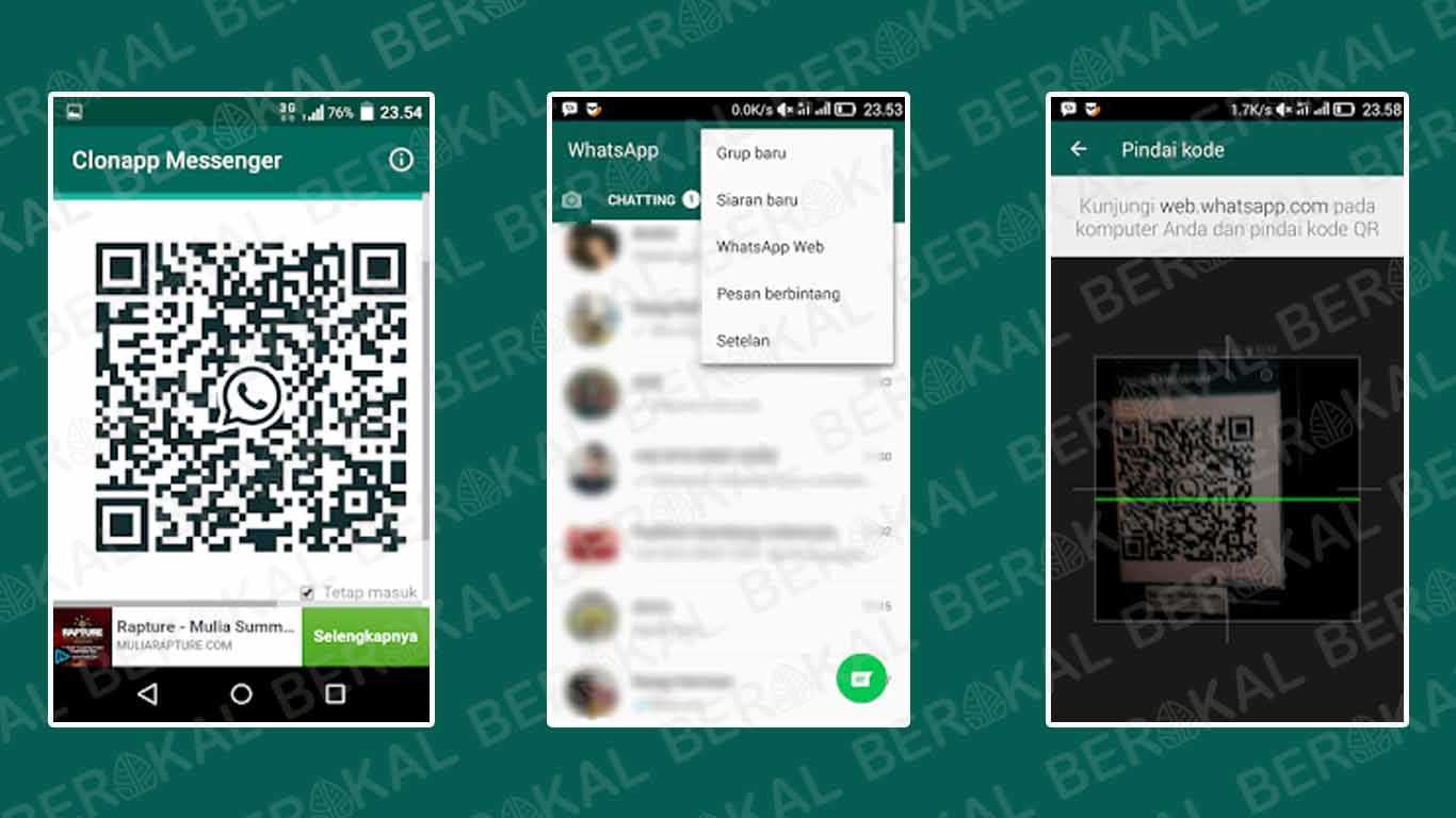 Cara Menggunakan ClonApp Mesengger