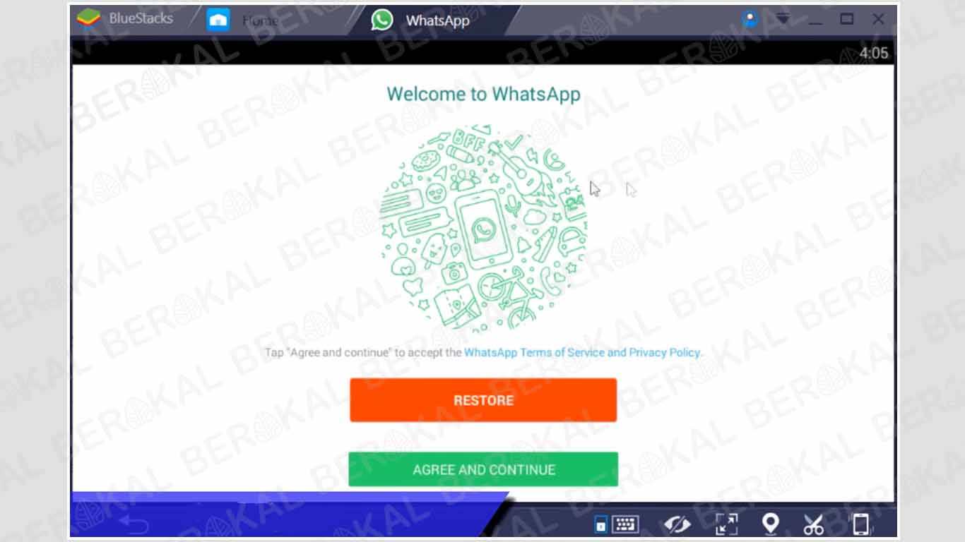 Whatsapp di Bluestacks