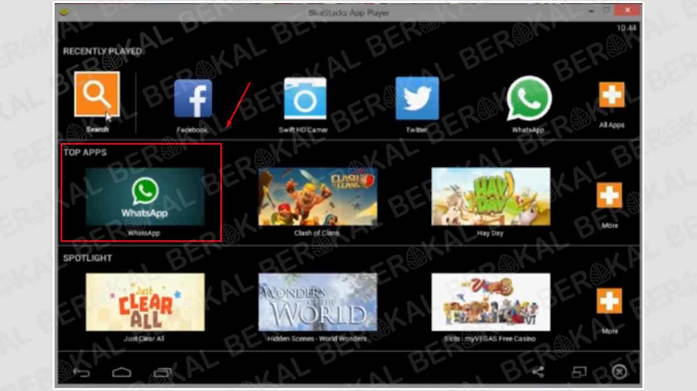 install aplikasi whatsapp di bluestacks