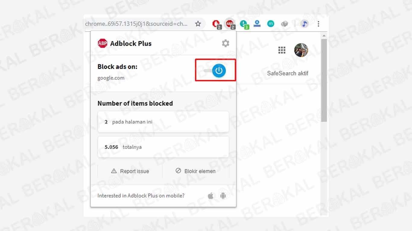 Cara Mematikan AdBlock untuk Situs Web Tertentu