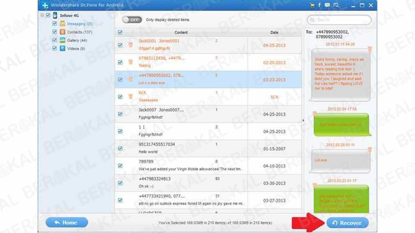 Cara Mengembalikan Pesan Yang Terhapus Di Android