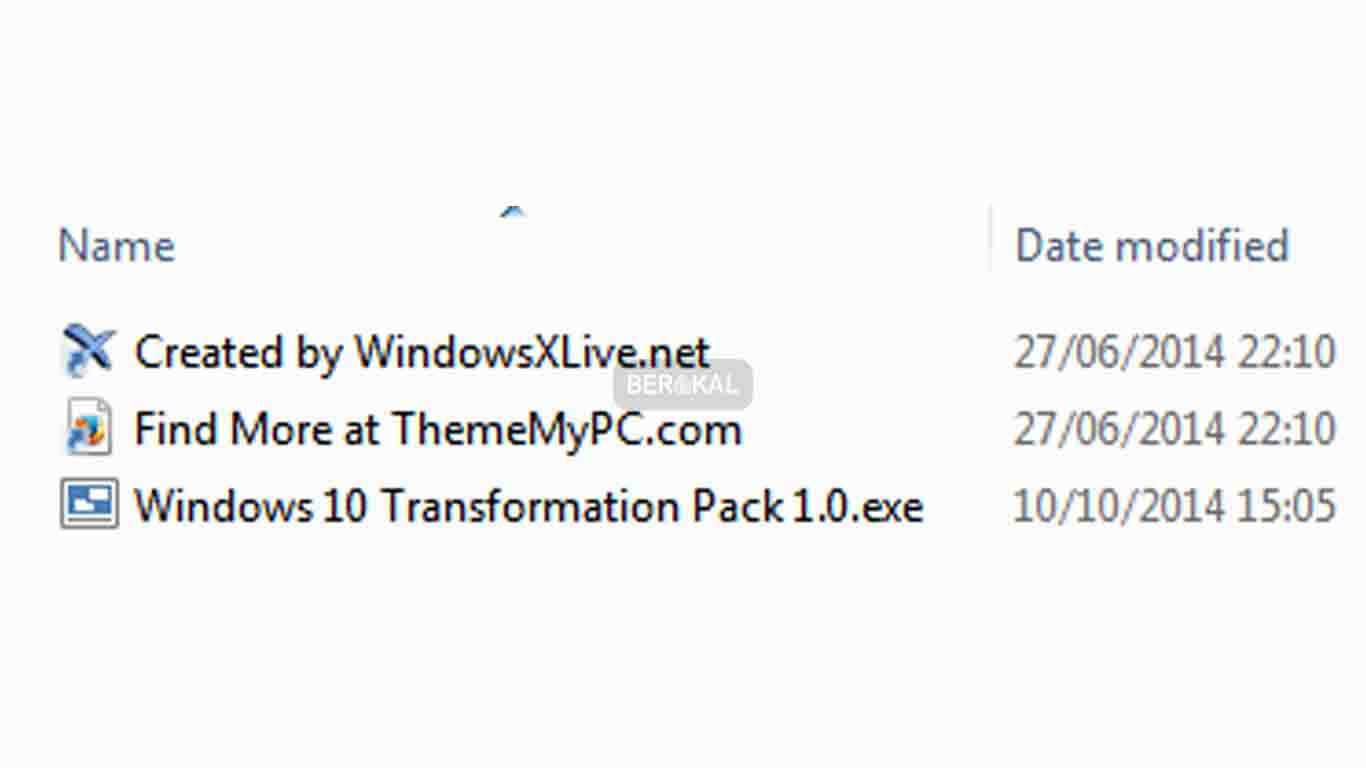 Hasil download skinpack windows 10