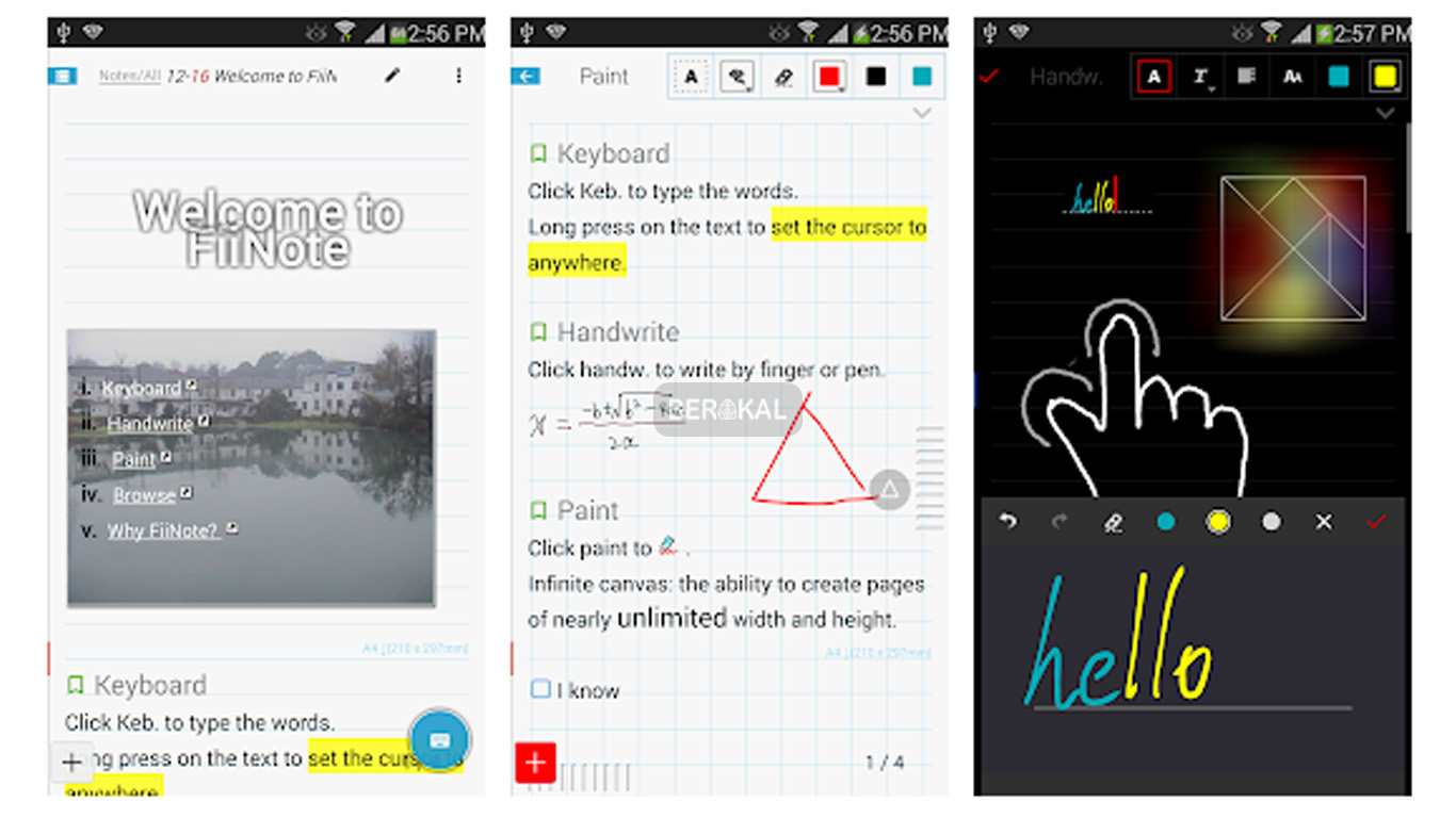 aplikasi note FiiNote