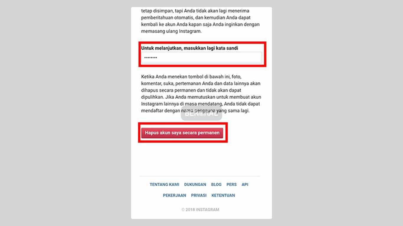 √ 2 Cara Menghapus Akun Instagram Permanen & Sementara 2019
