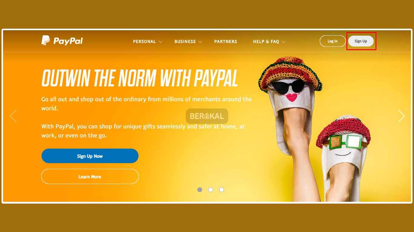 signup paypal