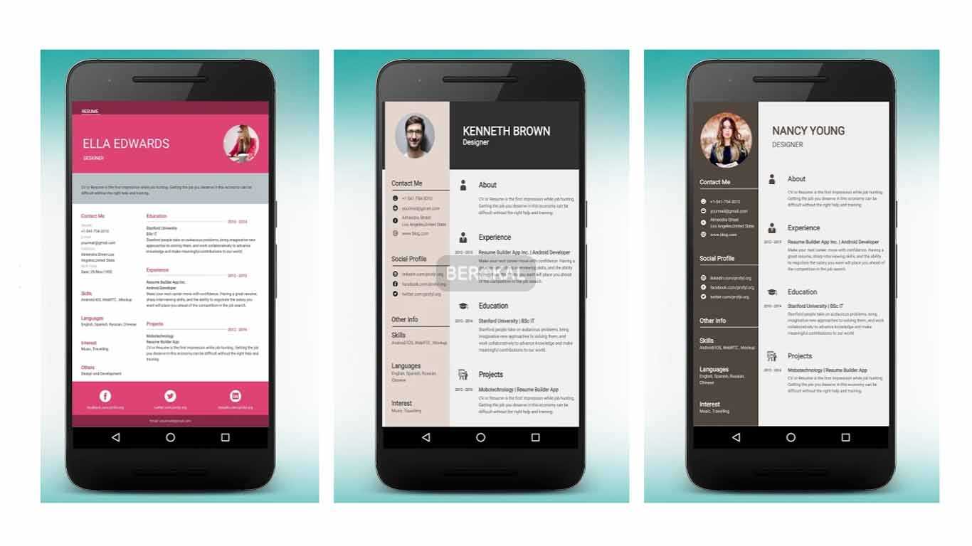 aplikasi membuat cv di android