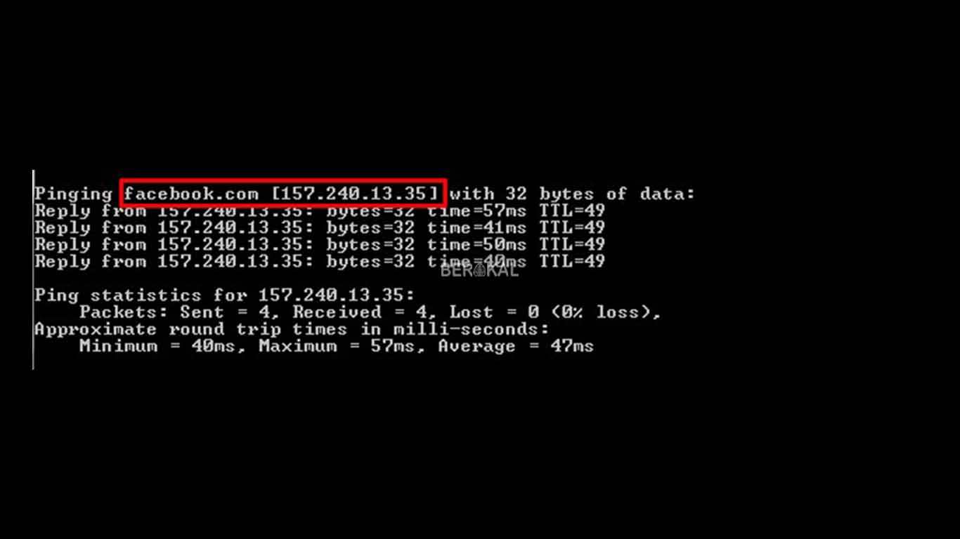 cara mengetahui ip address orang lain yang sedang online