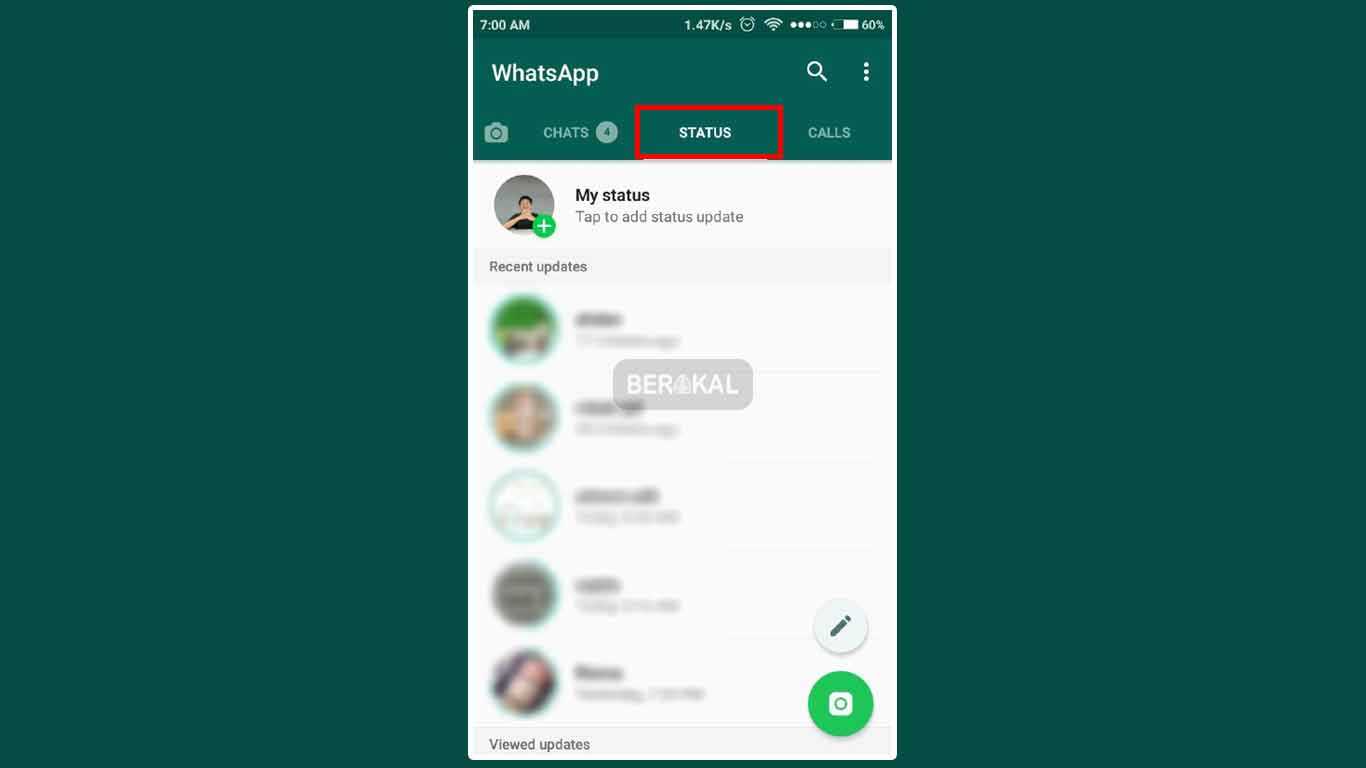 2 Cara Membuat Status Di Whatsapp Baru Foto