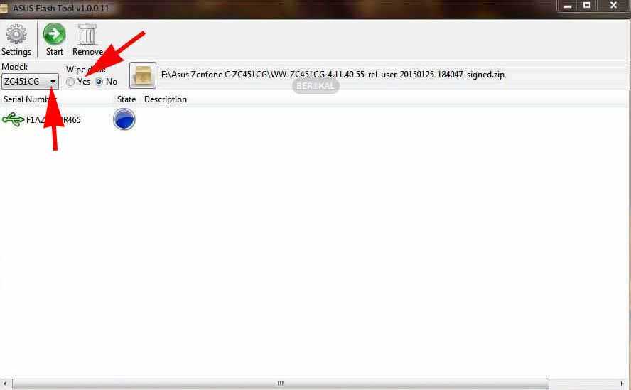 Cara flash asus z007 lewat flashtool