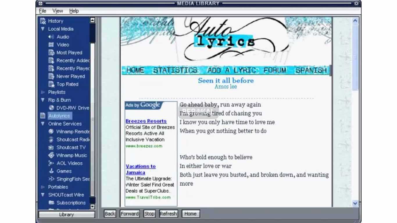 aplikasi lirik lagu pc selain minilyric