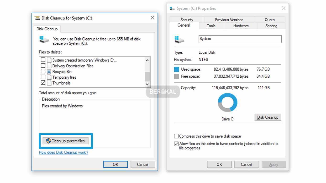 cara menghapus folder di windows 10