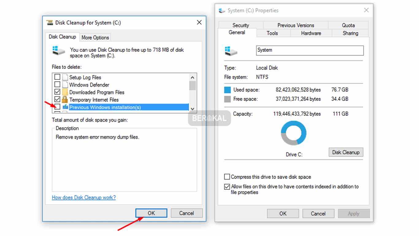 cara menghapus folder windows di drive d