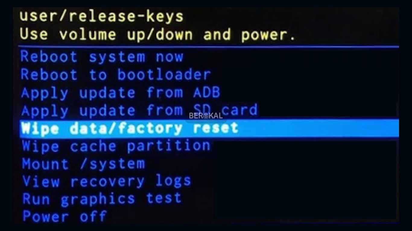 Pumpkin Factory Reset Code