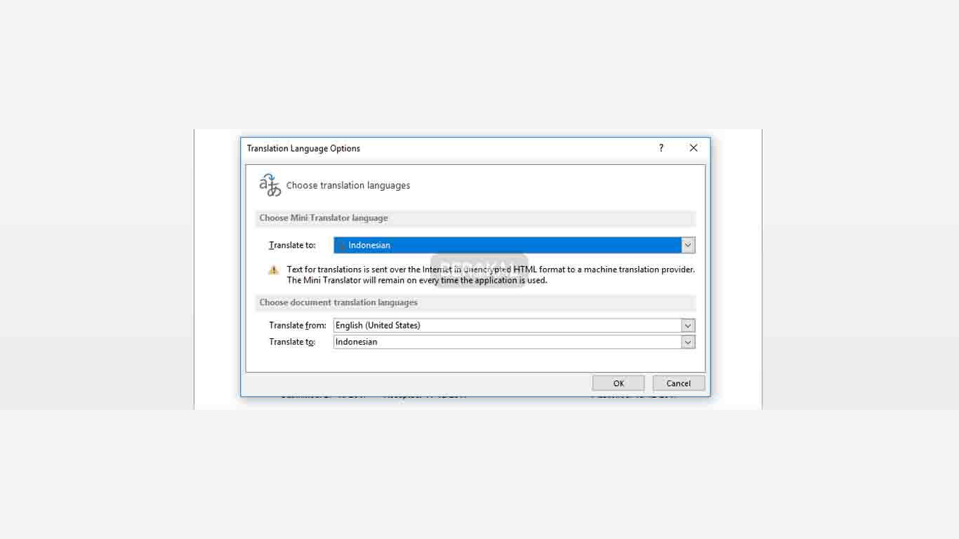 cara translate dokumen di microsoft word 2013