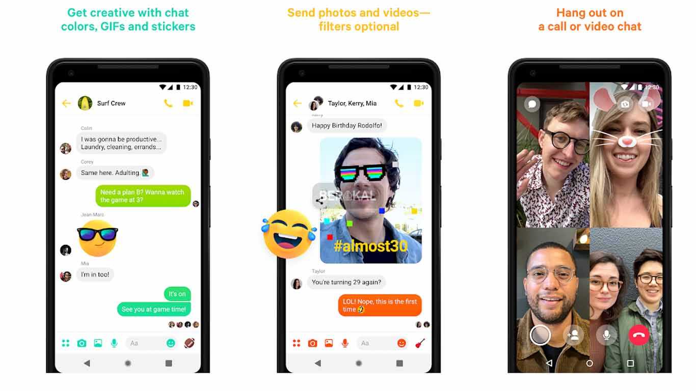 download aplikasi messenger video call