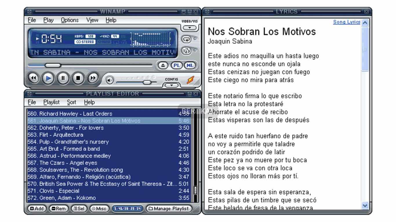 lyrics plugin for winamp