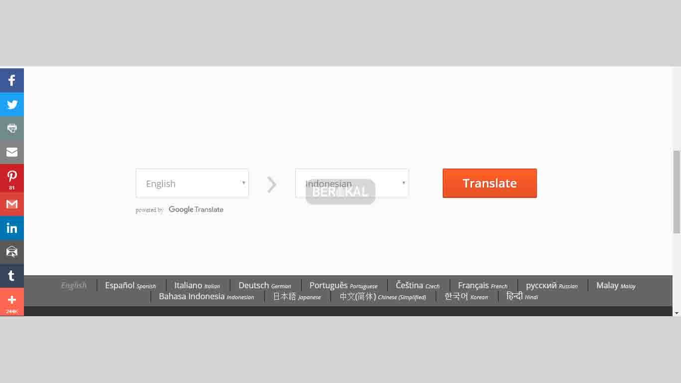 Translate file pdf menggunakan doctranslator