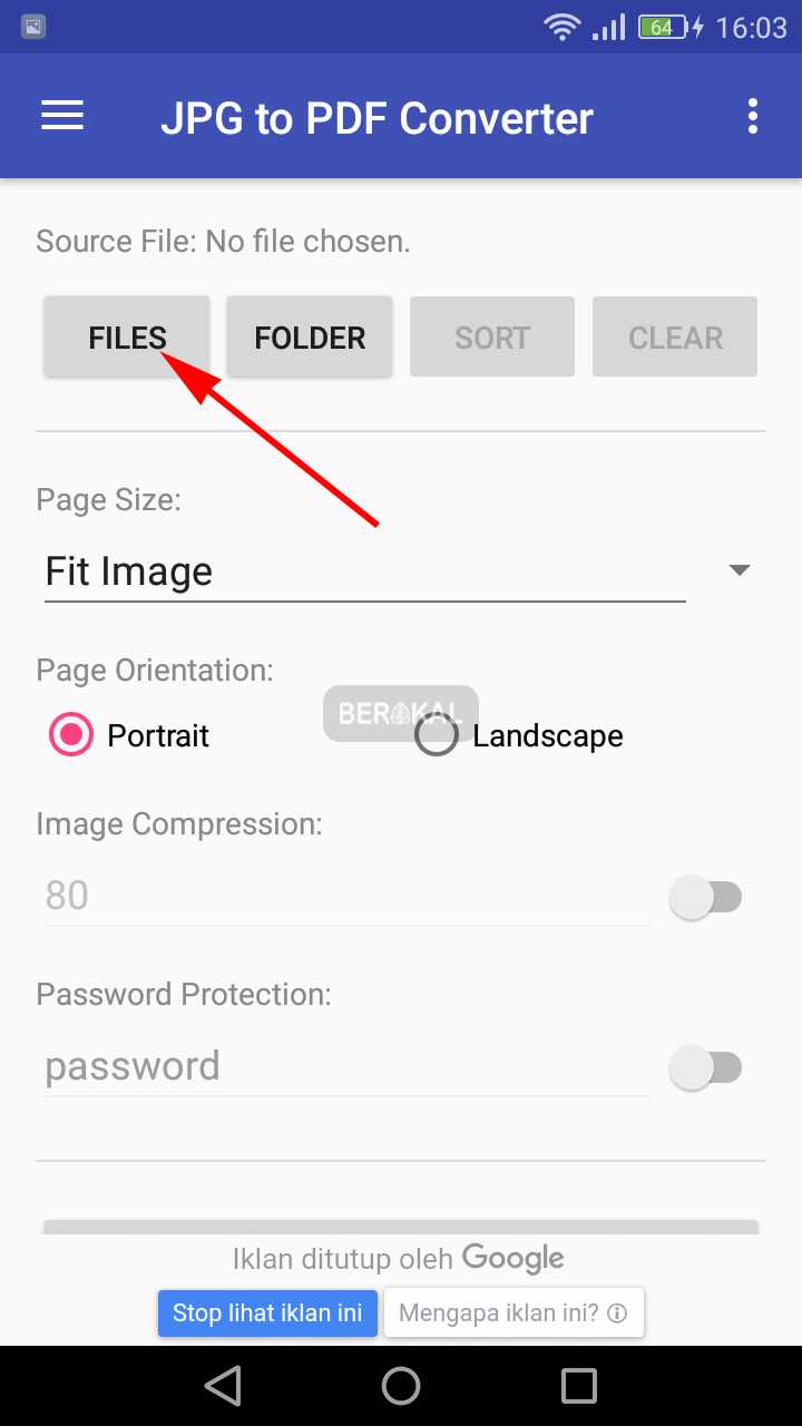 JPG to PDF converter