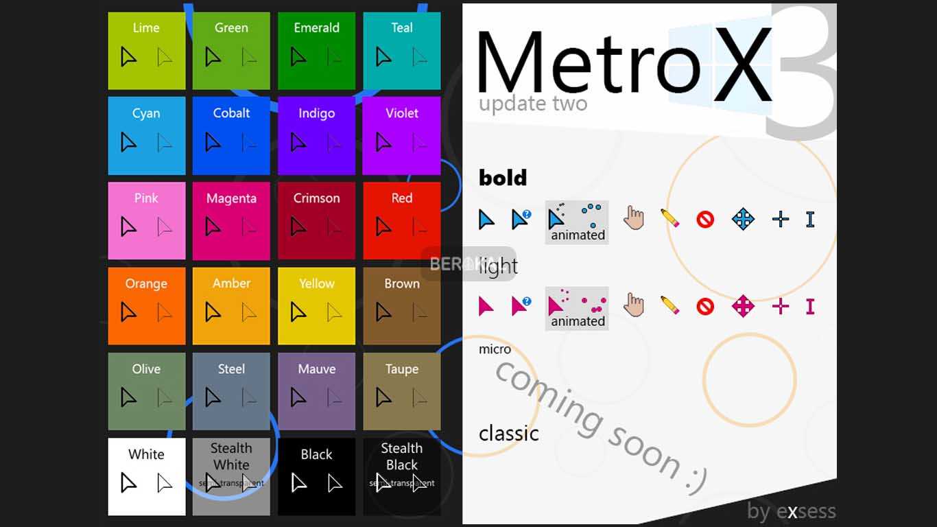 Metro X3 Cursor Set