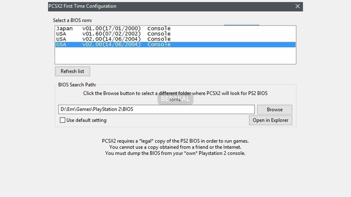 bios pcsx2