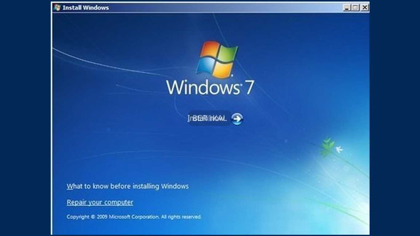 cara repair windows 7 dengan usb bootable