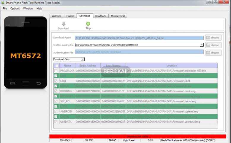 cara flash advan i5c spreadtrum