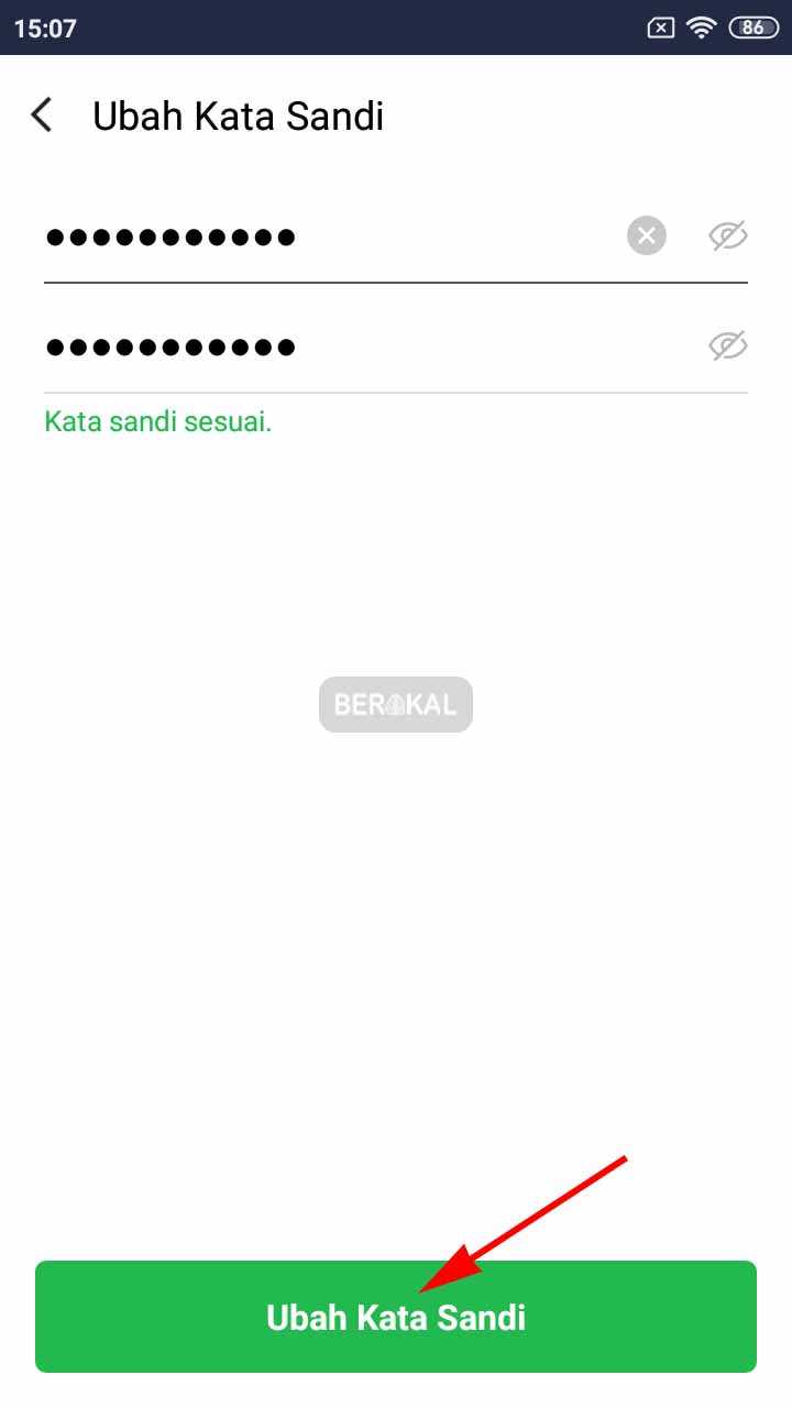 cara login line lupa email dan no hp