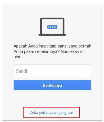 cara mengganti password gmail yang lupa di hp