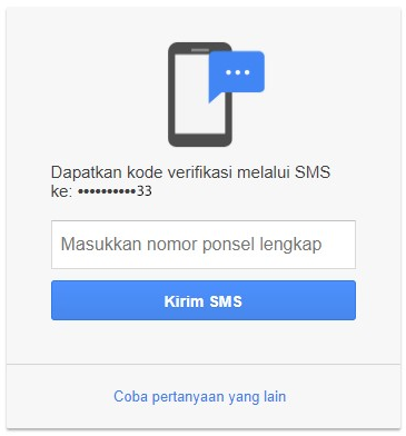 verifikasi kode sms