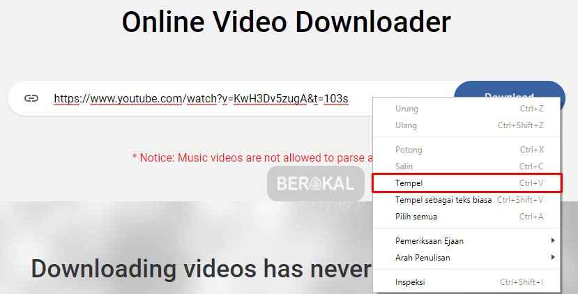 cara download video youtube lewat vidpaw