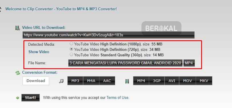 download mp4 di youtube