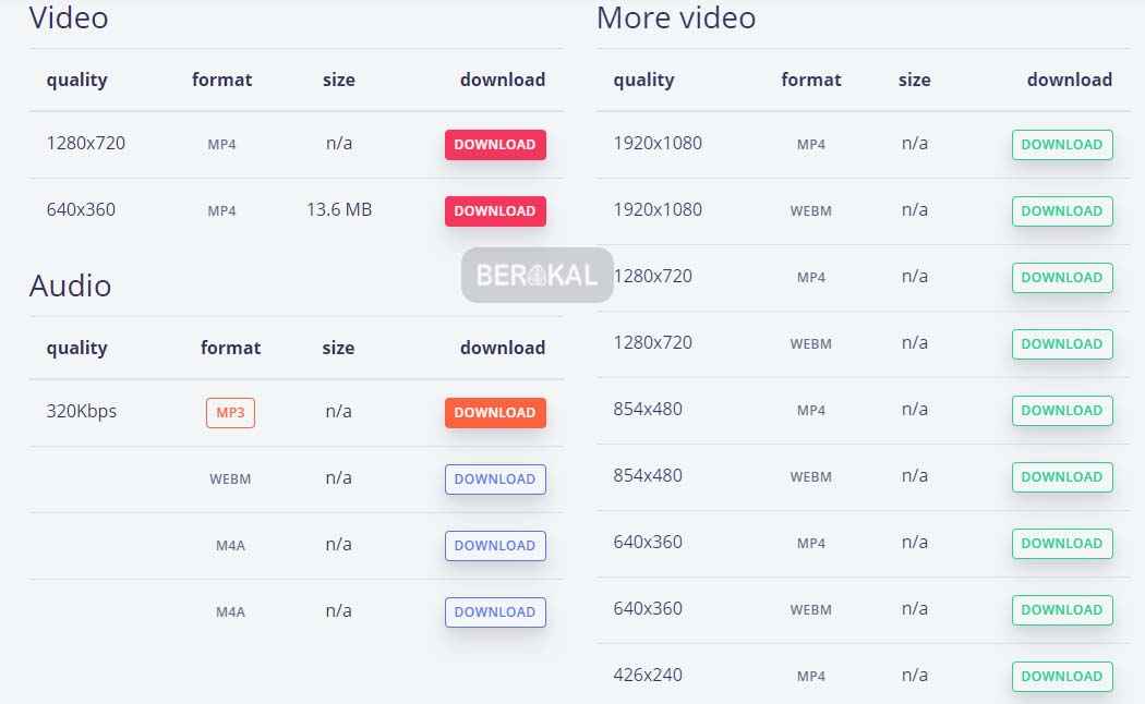 download video youtube berbagai resolusi