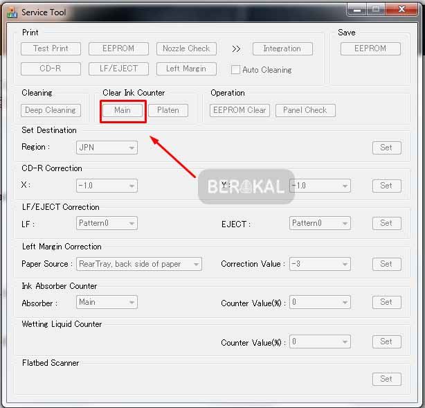 canon ip2770 tidak bisa di reset