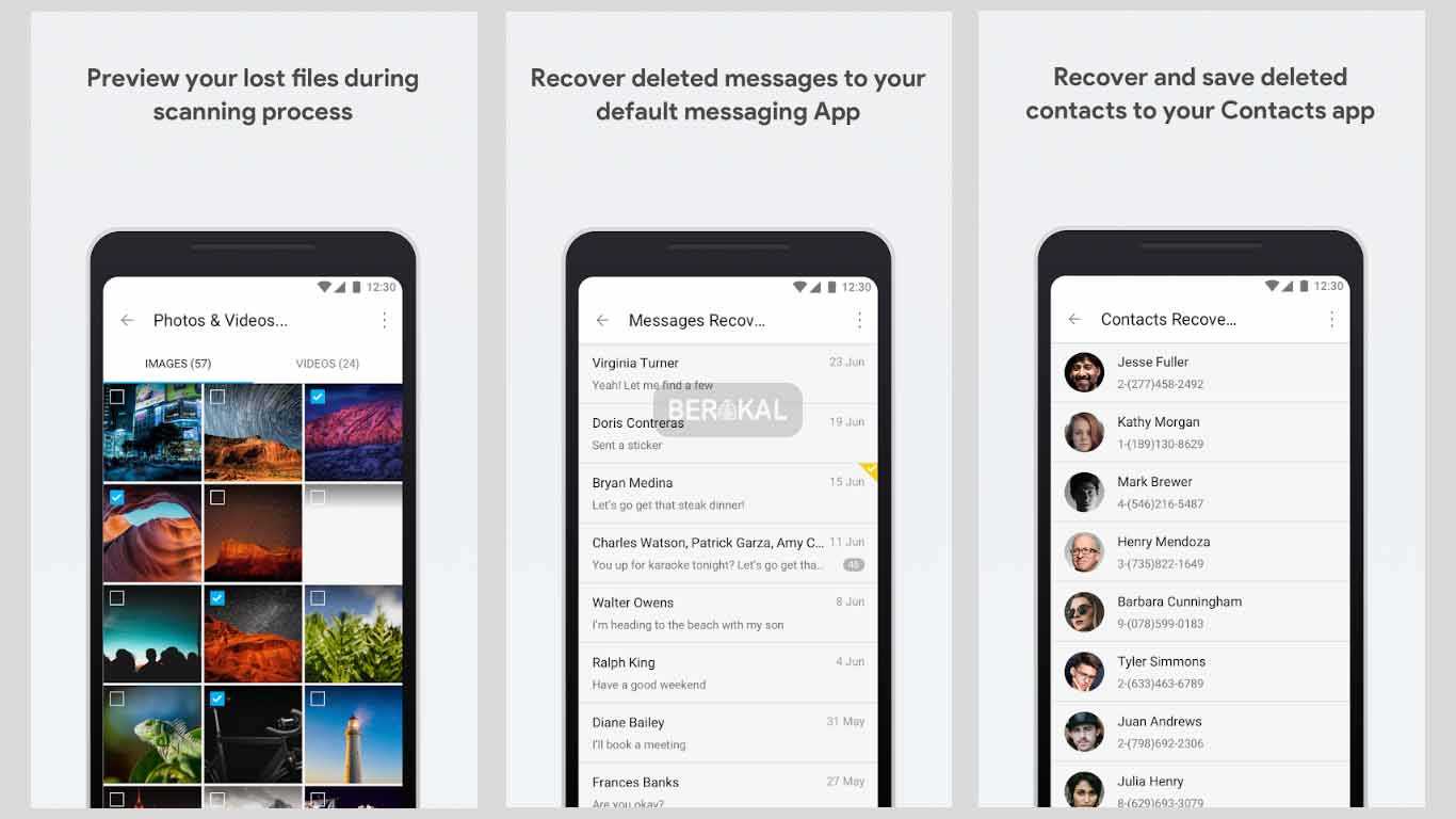 cara mengembalikan file sms yang terhapus di android