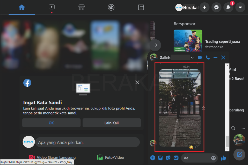 Tutorial Menyimpan Video dari Messenger di PC