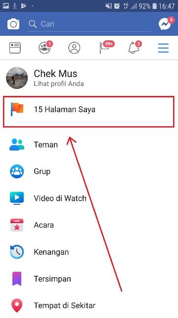 Cara Menghapus Fanpage Facebook via Ponsel