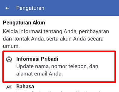 Informasi Pribadi