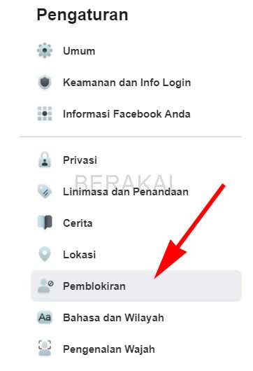 cara blokir facebook sementara