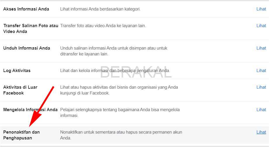 cara blokir facebook teman permanen