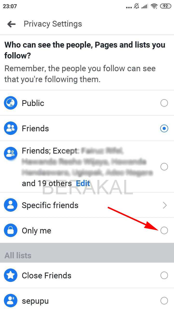 cara menyembunyikan permintaan pertemanan di facebook