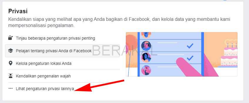 cara menyembunyikan salah satu teman di fb