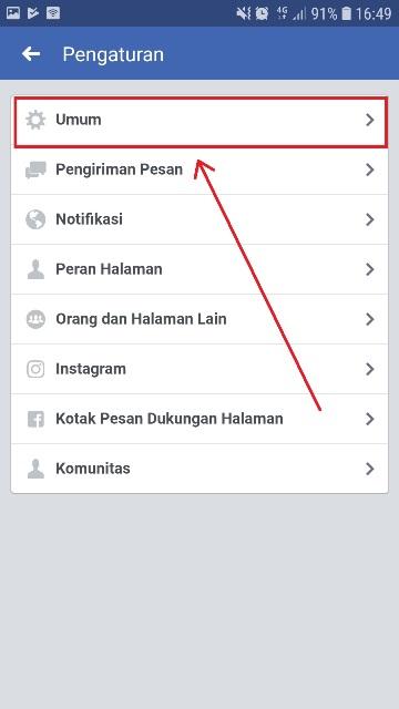 halaman facebook