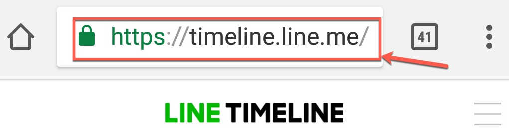 line timeline