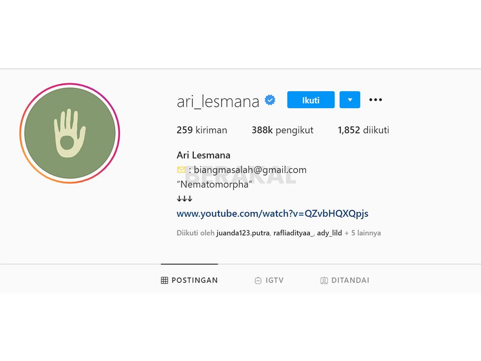 membuat bio instagram keren