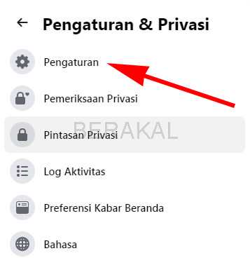 pengaturan facebook