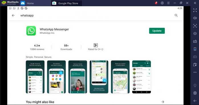 whatsapp di bluestacks