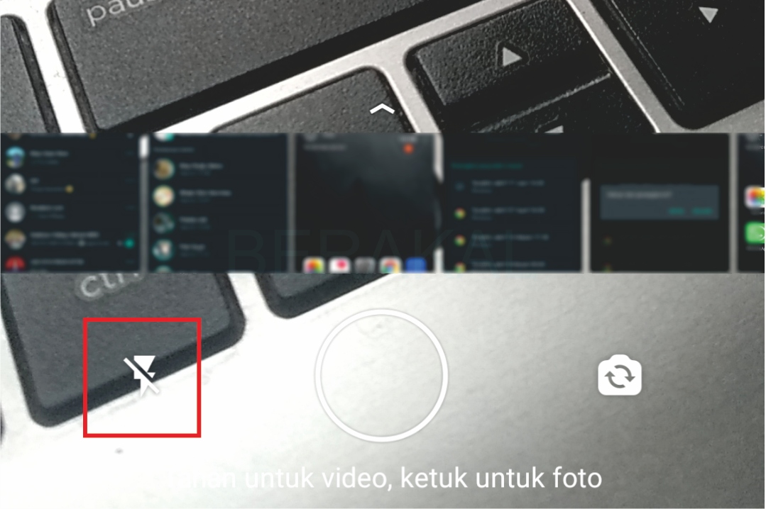 cara membuat status di whatsapp dengan lampu kilat