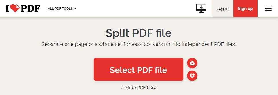 cara memisahkan file pdf secara online