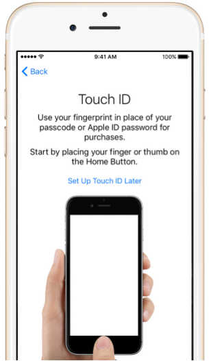 cara mengaktifkan touch id iphone
